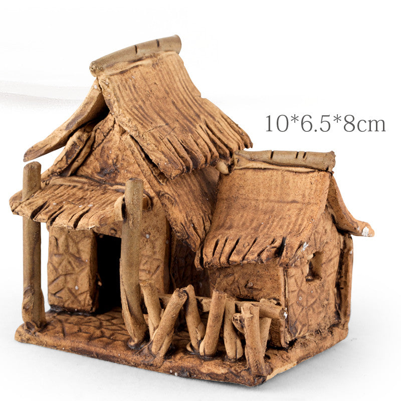Porcelain Houses Ancient Aquarium Aquarium Landscape Decoration