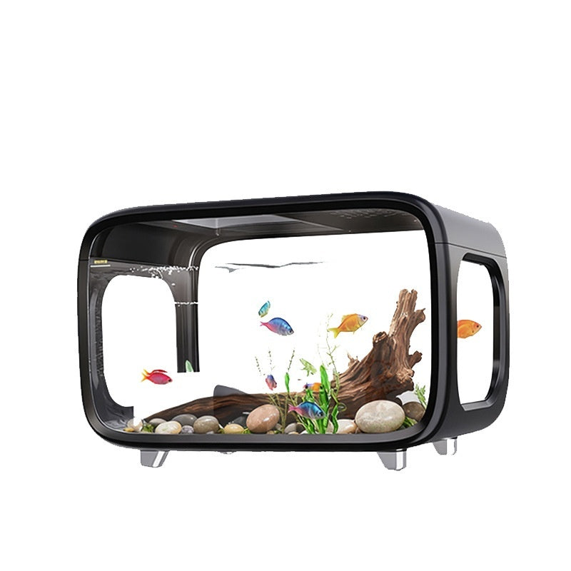 HD Aquarium Home Fish Tank Turtle Tank Transparent Tank Aquascape Small Eco Tank