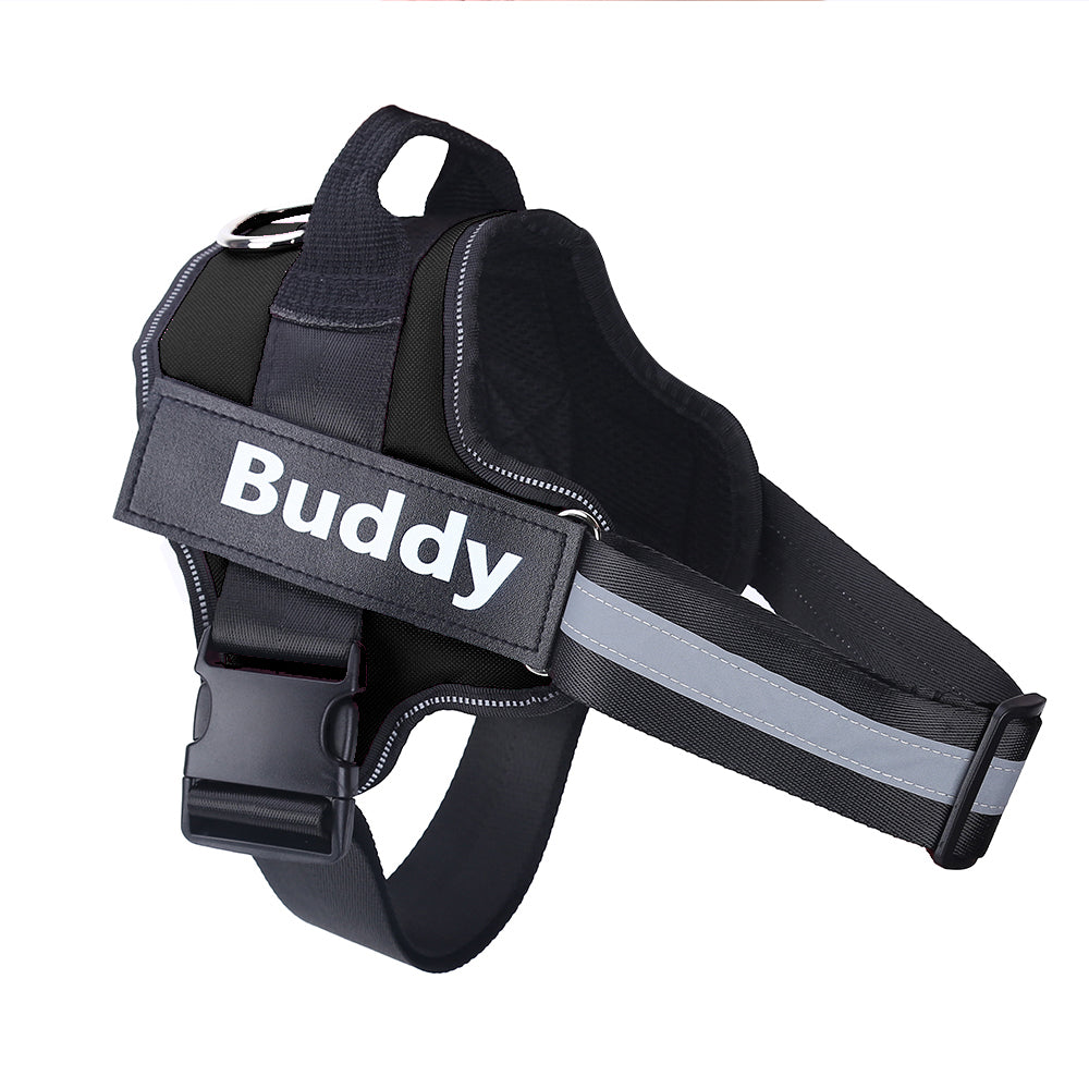 NO PULL Reflective Breathable Adjustable Pet Harness Vest