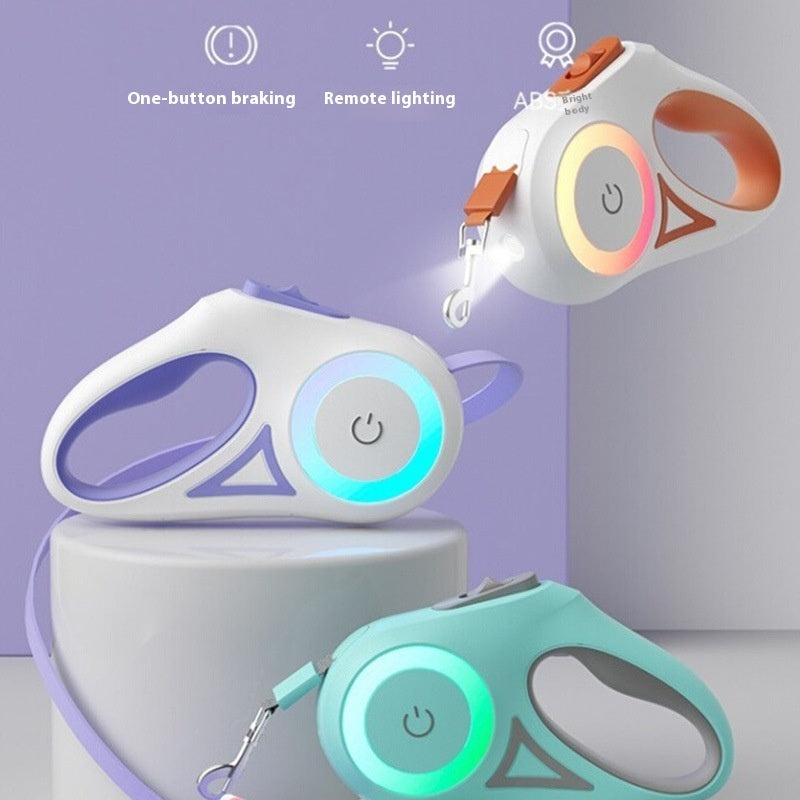 Retractable Dog Leash with Spotlight