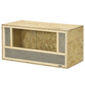 Wooden Reptile Terrarium with Sliding Door for Chameleon, Lizard, Snake, Frog, Turtle, 31.5" x 15.7" x 15.7"