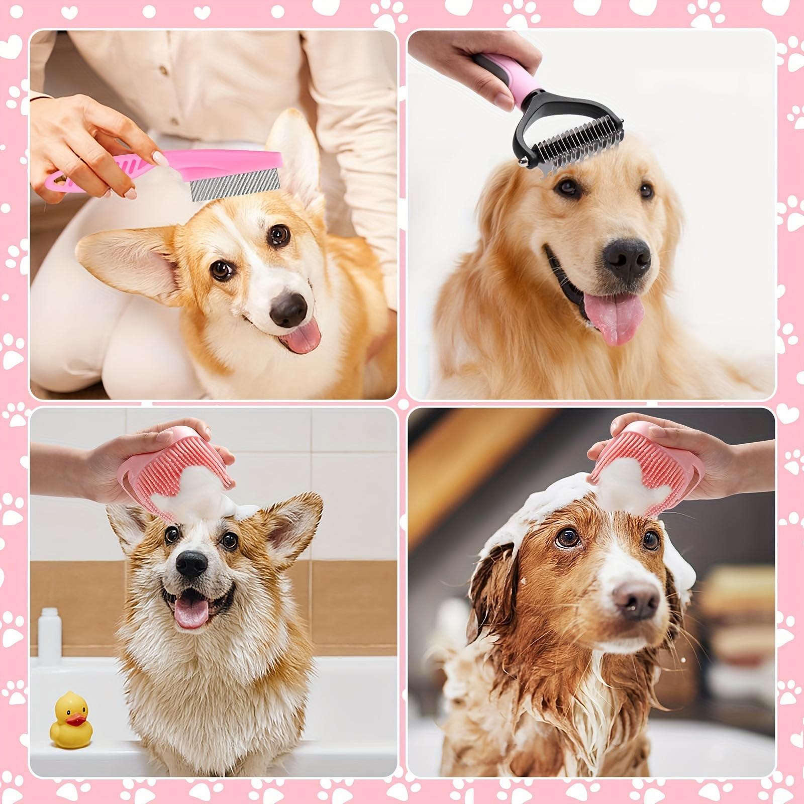 8-Piece Dog Grooming Tool Set