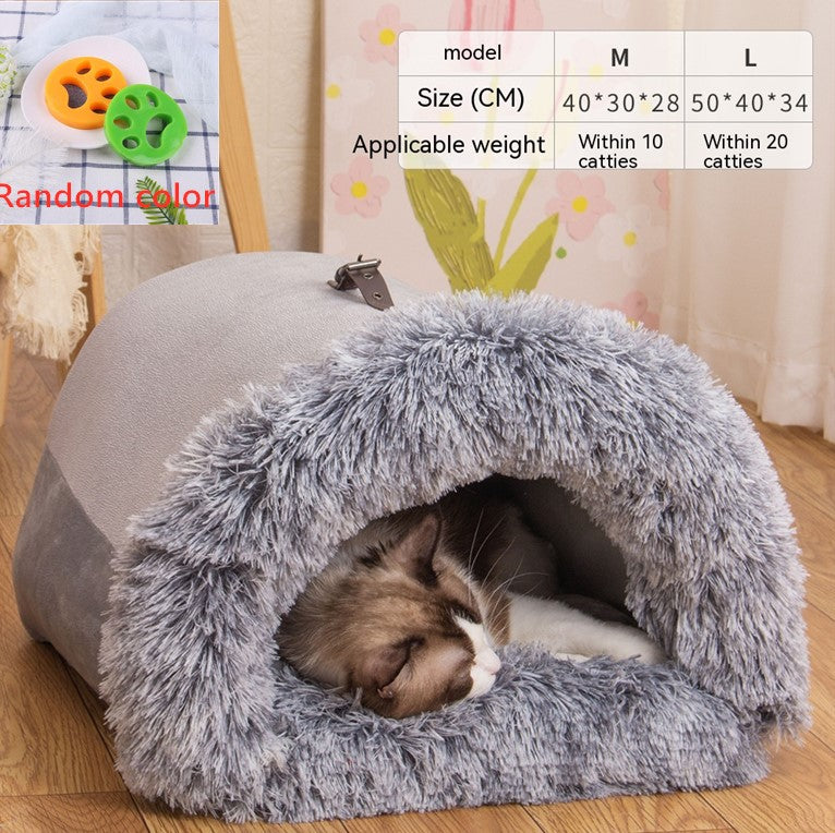 Cozy Tunnel Pet Bed