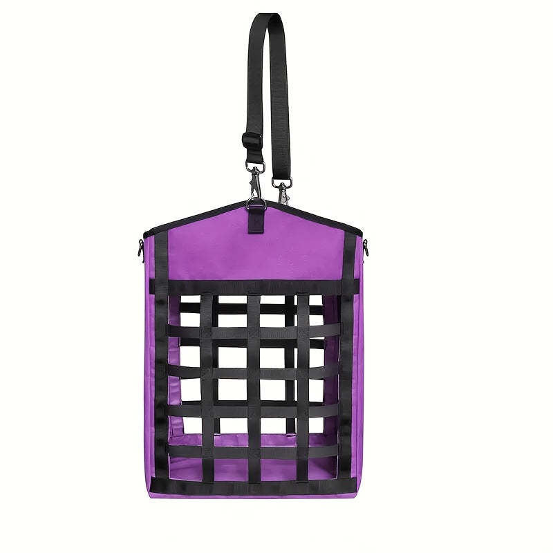 Foldable And Portable Moving Horse Feed Hay Tote For Carrying Dried Grass Livestock Feeding Bag