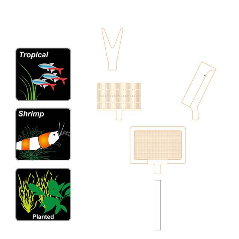 5 in 1 Cleaning Kit for Aquarium Cleaning
