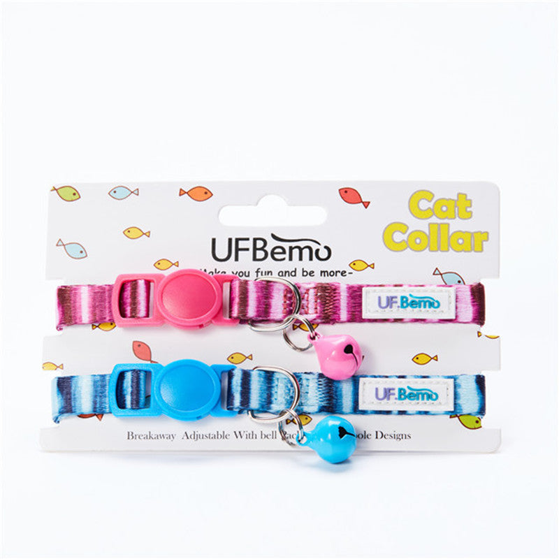 Set of 2 Small Pet Bell Collars