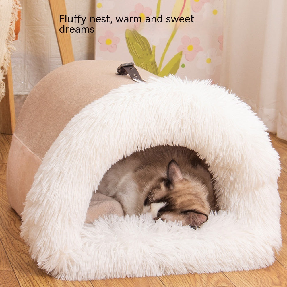 Cozy Tunnel Pet Bed