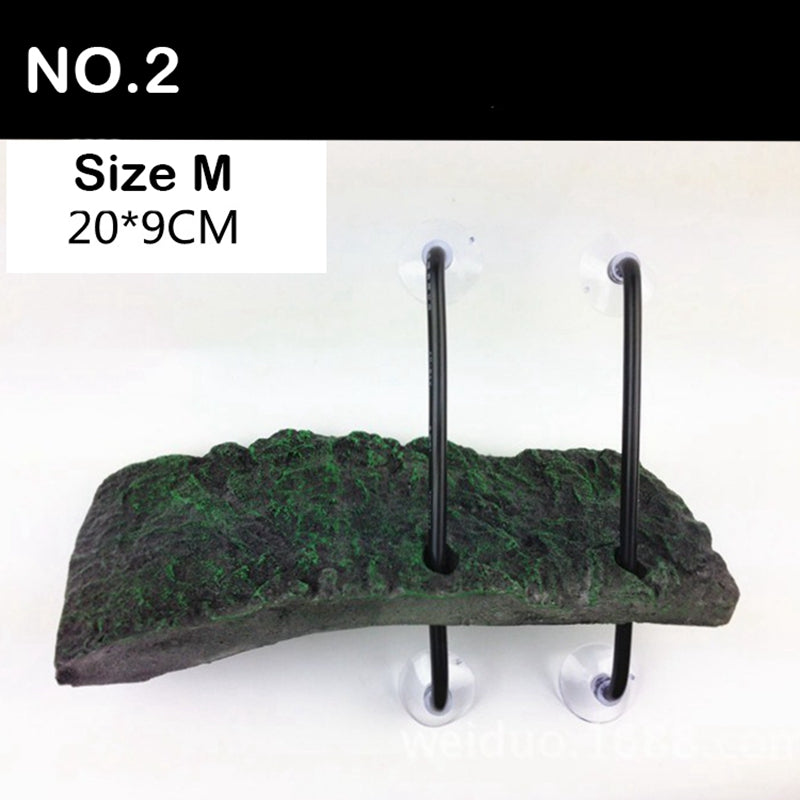 Pet turtle basking platform