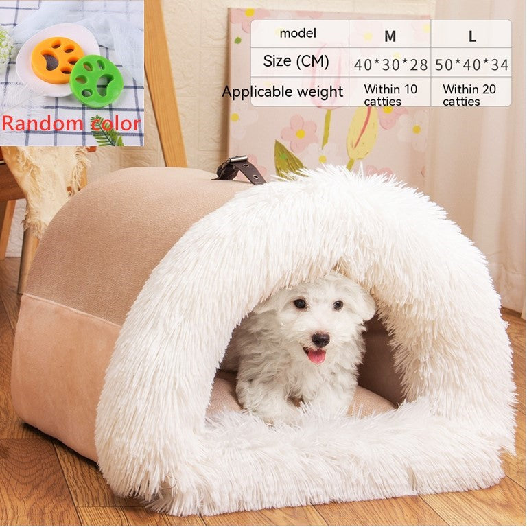 Cozy Tunnel Pet Bed