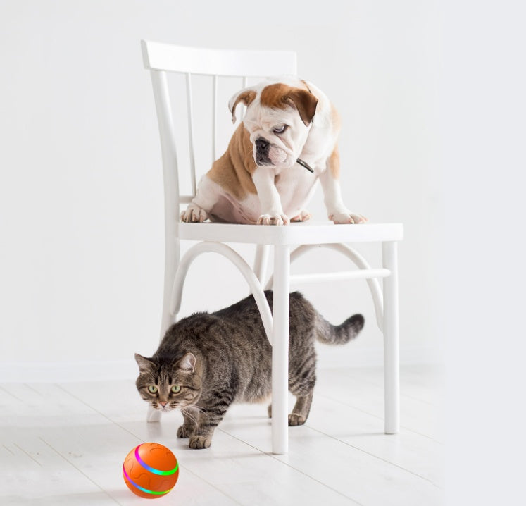 Intelligent Ball USB Charging Cat Toys Self Rotating Ball Automatic Rotation