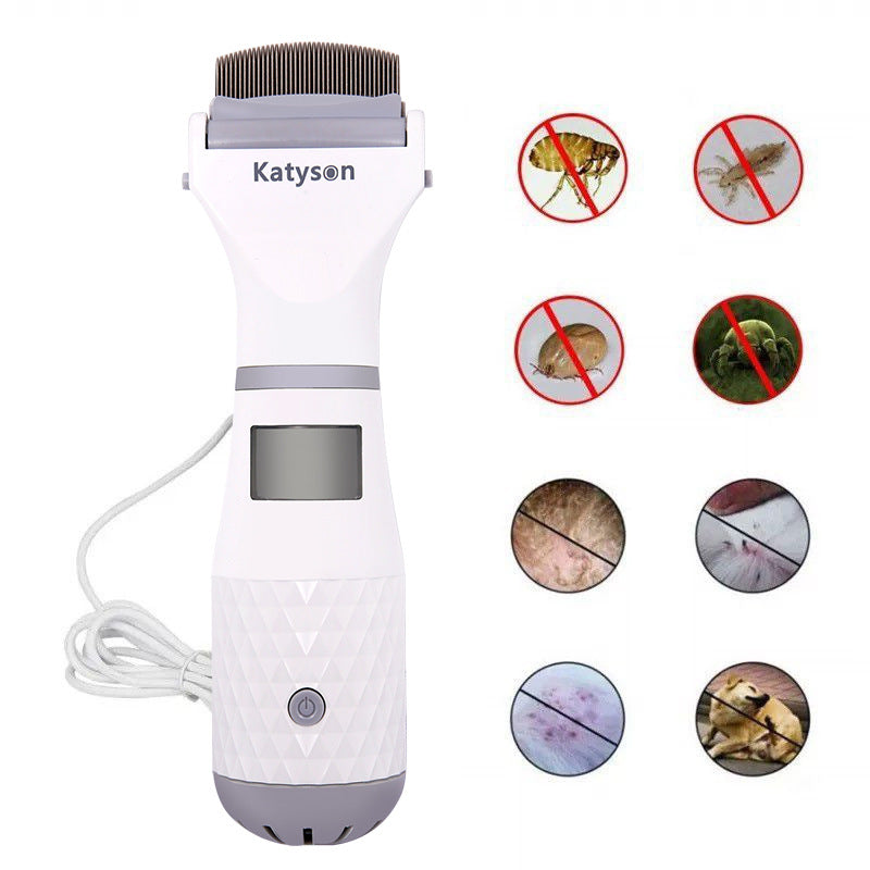 Electric Pet Grooming Comb for Flea Removal