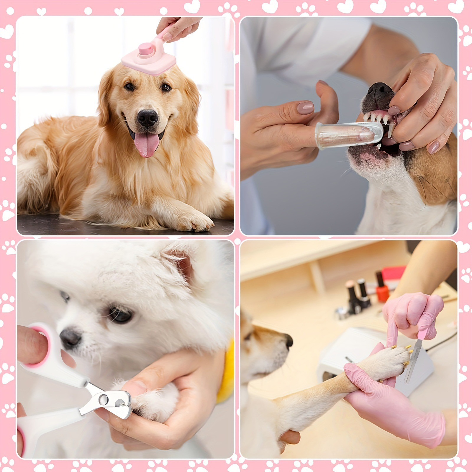 8-Piece Dog Grooming Tool Set