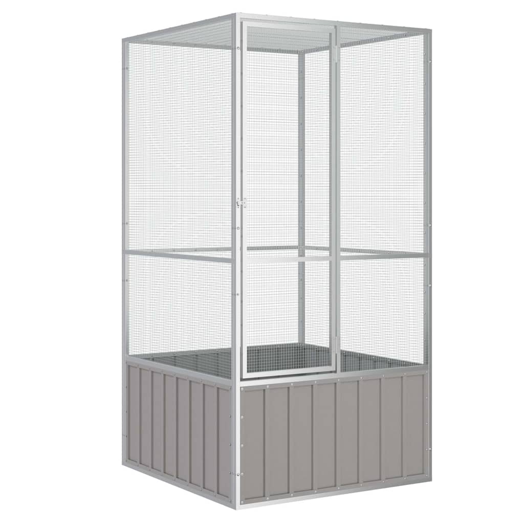 bird cage anthracite 111x107x211.5 cm Galvanized   bird cage