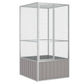 bird cage anthracite 111x107x211.5 cm Galvanized   bird cage