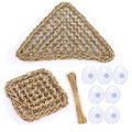 Pet Crawling Mat Lizard Recliner Toy Straw Mattress