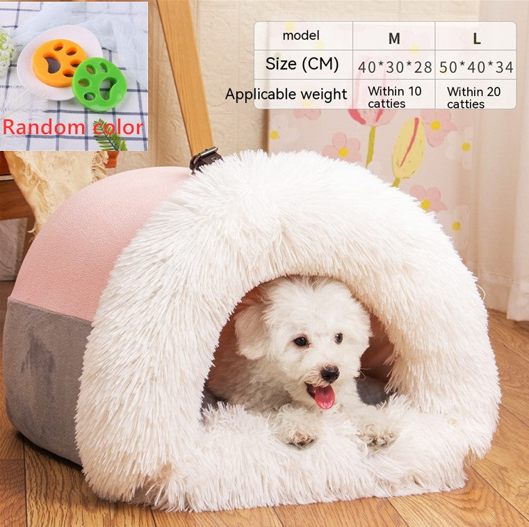 Cozy Tunnel Pet Bed