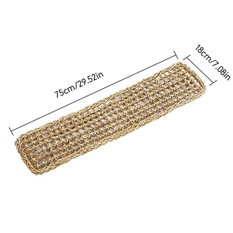Pet Crawling Mat Lizard Recliner Toy Straw Mattress