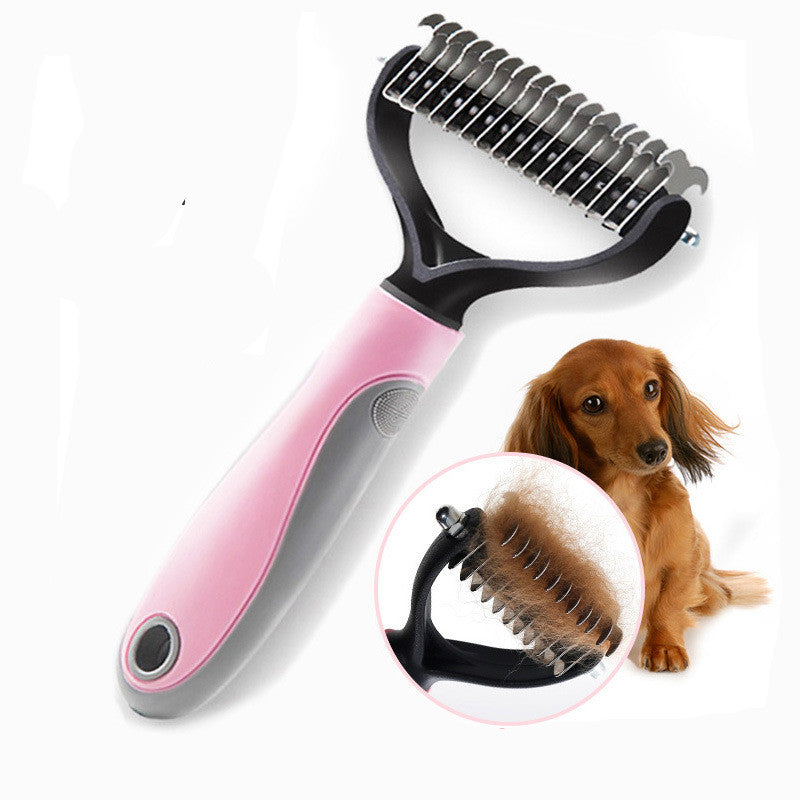 Pet Grooming Double-Sided Dematting Comb for Dogs