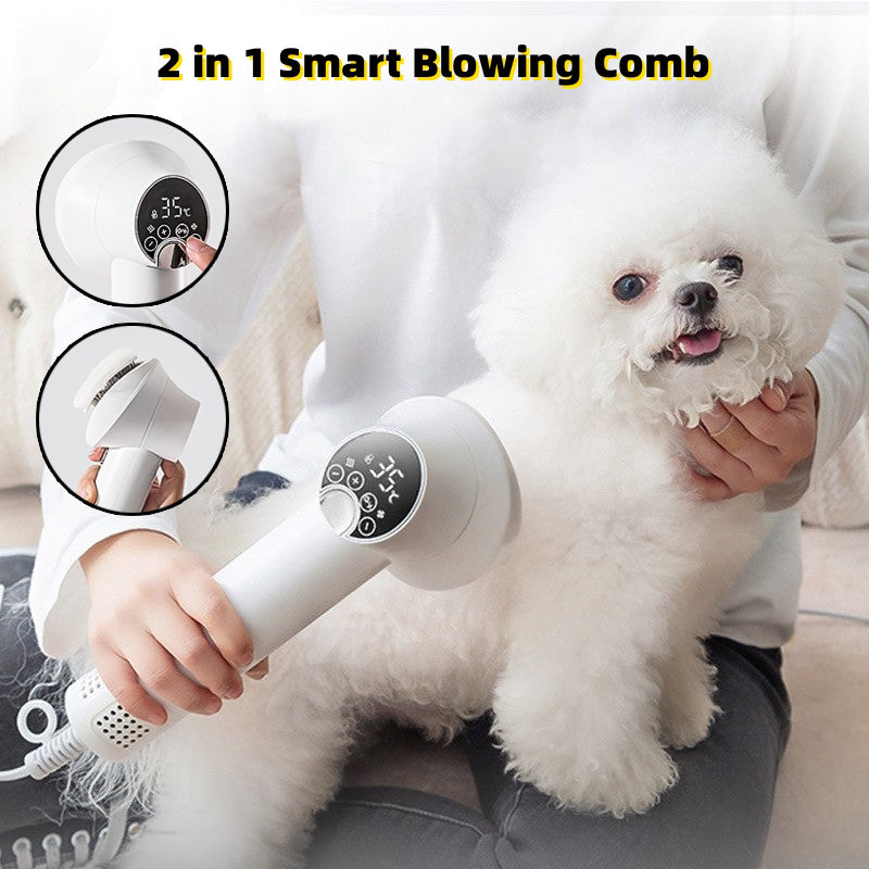 Smart Pet Hair Dryer Blow & Comb
