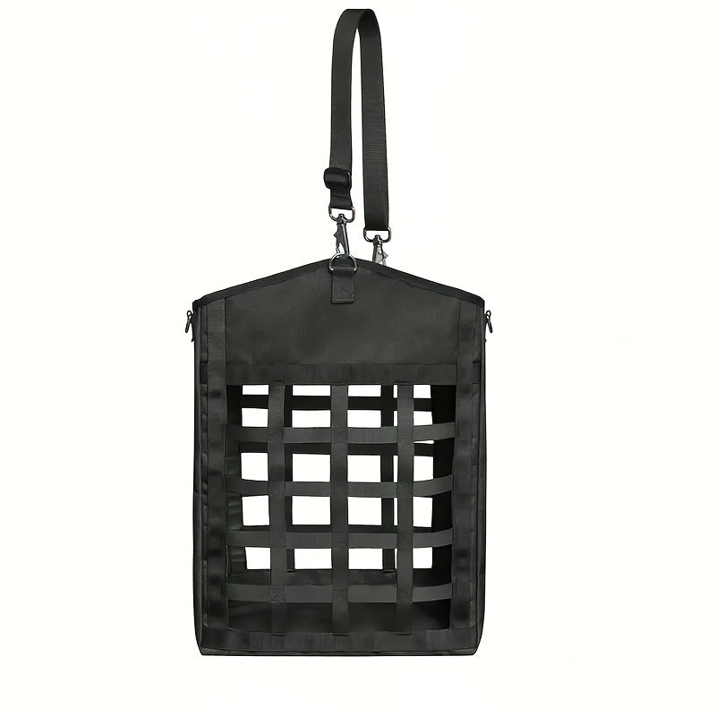 Foldable And Portable Moving Horse Feed Hay Tote For Carrying Dried Grass Livestock Feeding Bag